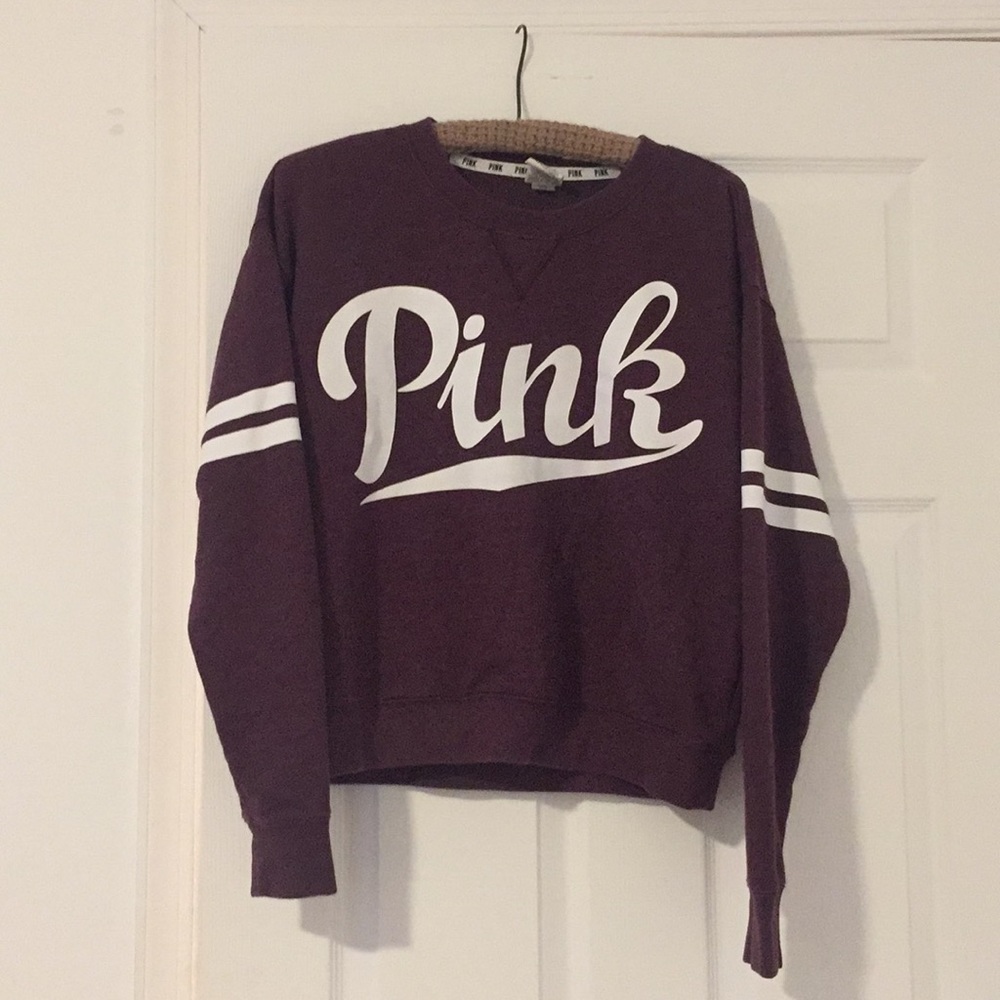PINK crew neck sweater